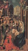 Ulrich apt the Elder The Adoration of the Magi (mk05) France oil painting artist